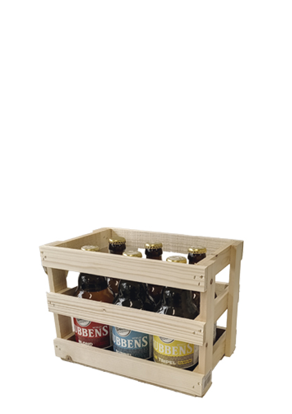 RUBBENS Houten Kist 6 x 33cl